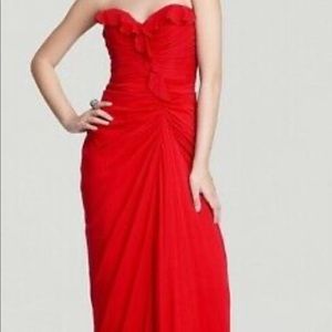 Badgley Mischka Red Gown